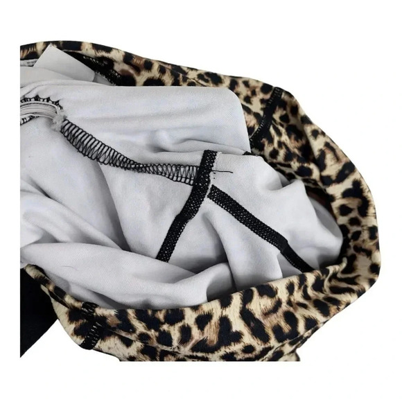 ZYIA Active Scrunchy What Leopard Brilliant Leggings 4 - Picture 6 of 10